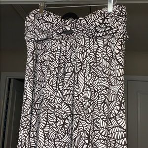 Maxi Skirt with Wood Accents